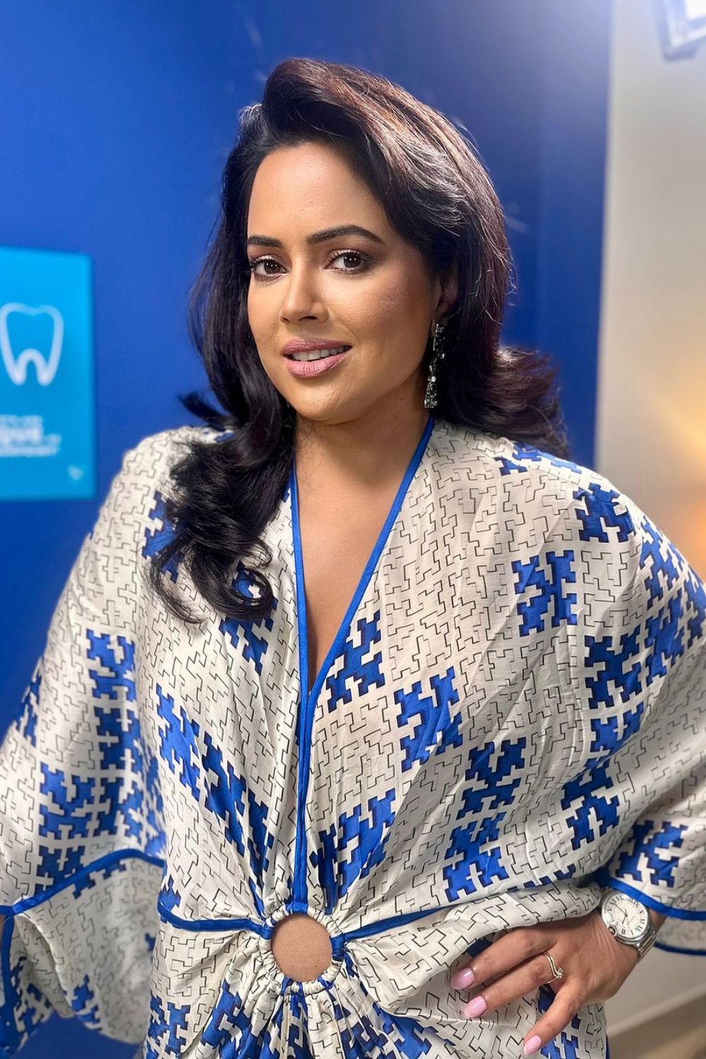 Sameera Reddy In Our Akiko Drape Dress