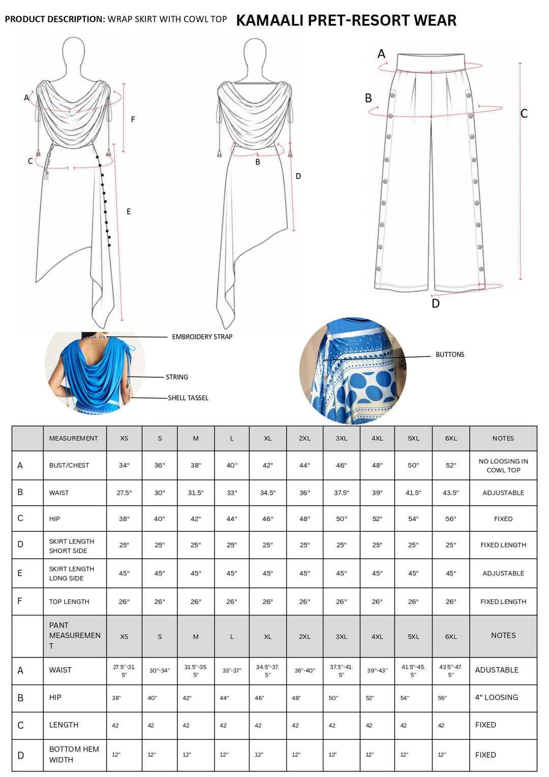 MAEVA SKIRT SET- 3 PCS
