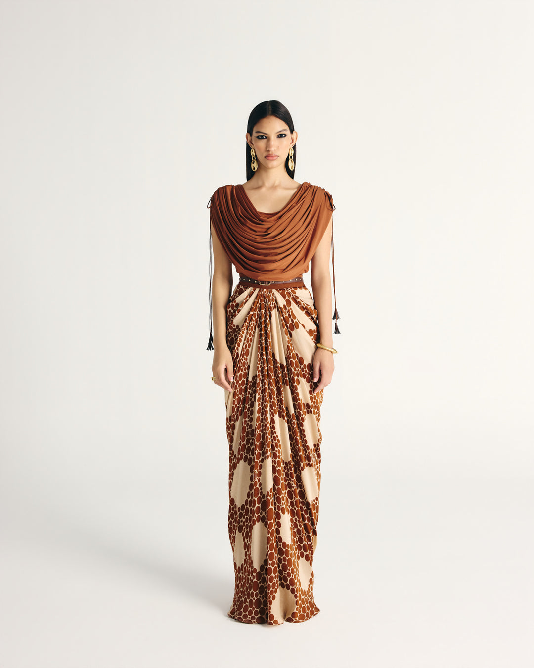 ZIVA DRAPE SKIRT SET