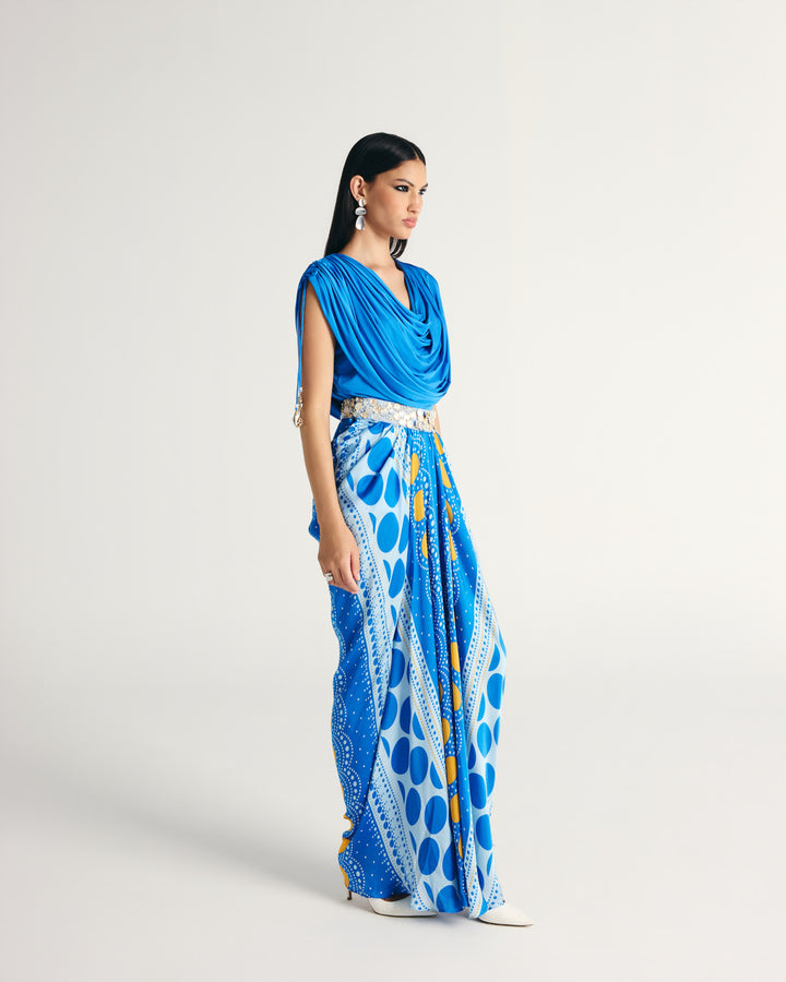 ZAYN DRAPE SKIRT SET