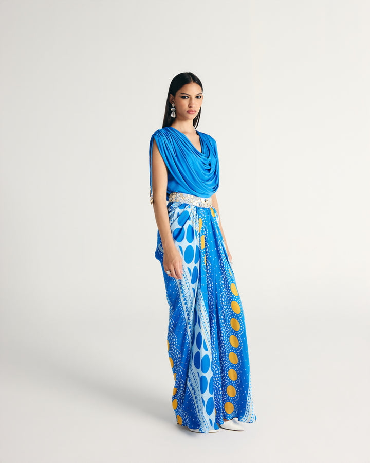 ZAYN DRAPE SKIRT SET