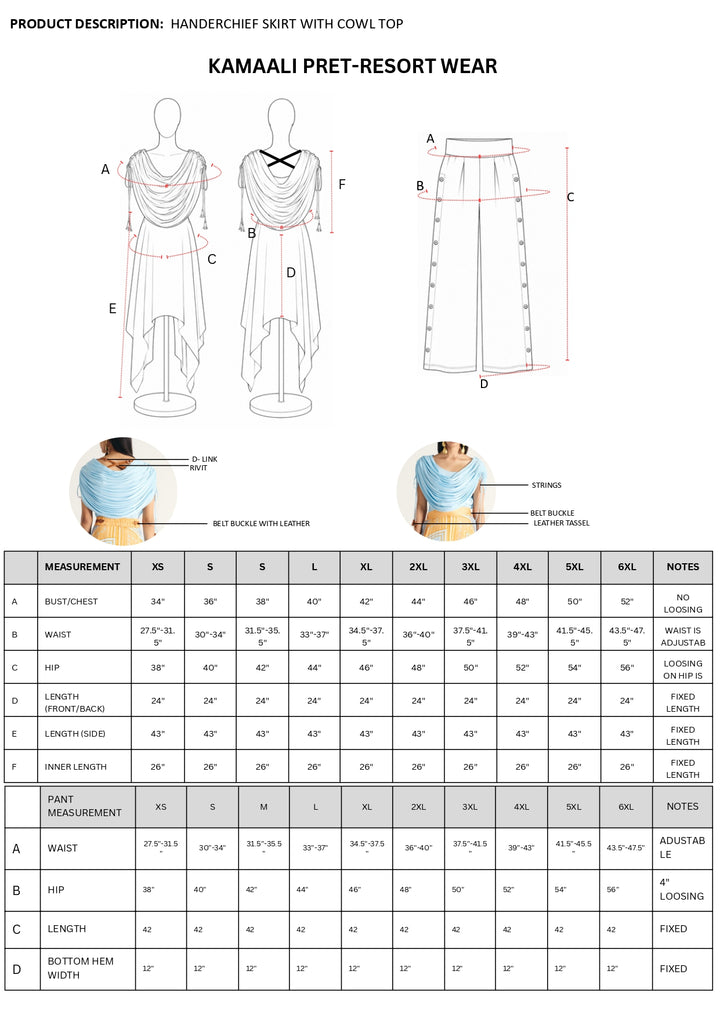 ZANI SKIRT SET-3 PCS