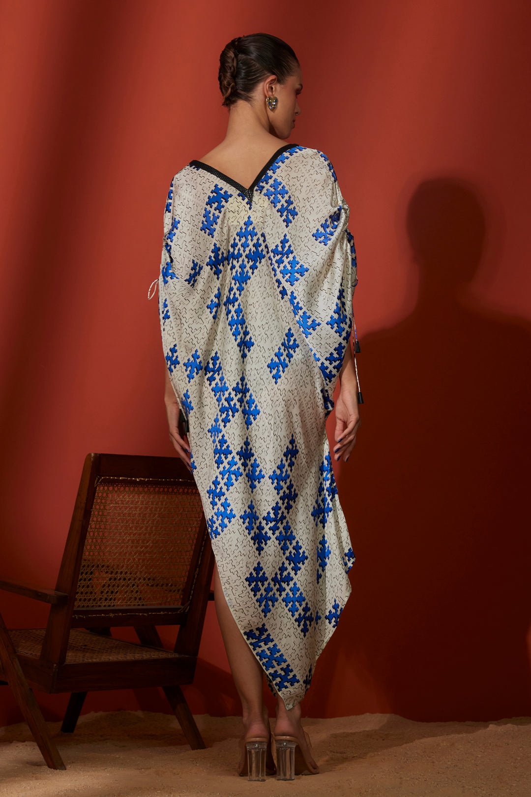 Superior Akasuki Ivory Blue Exclusive Designer Tops for Women 