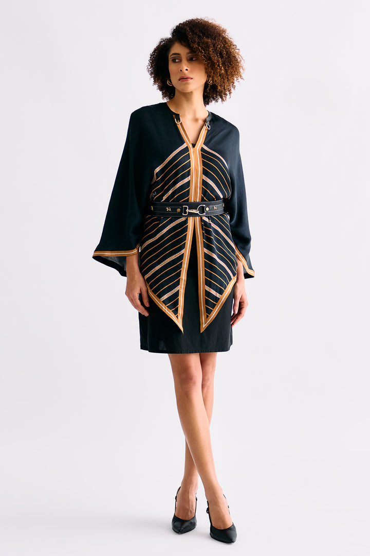 Black Dendera Cape for women