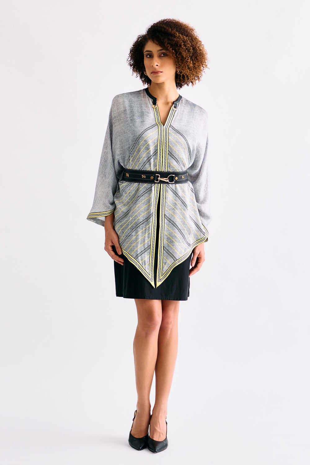 Black Adofo Cape for Women