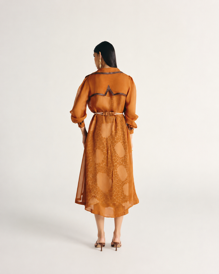 REEMA TRENCH COAT SET-2 PCS